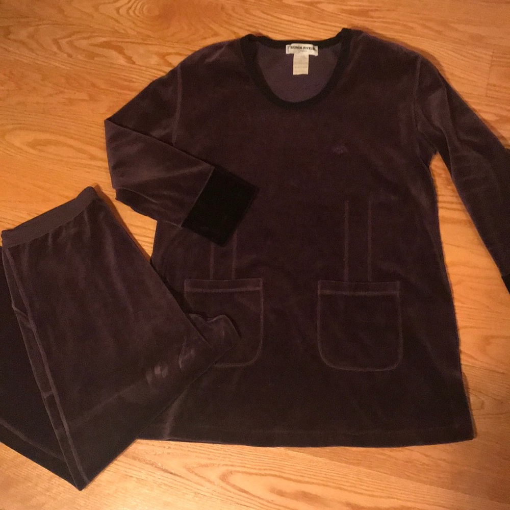 Sonia Rykiel purple set Sz S-M